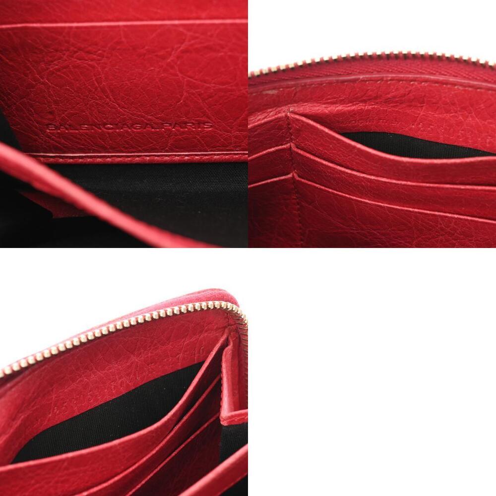 BALENCIAGA Pink Leather Zip Around Long Wallet - Picture 11 of 11